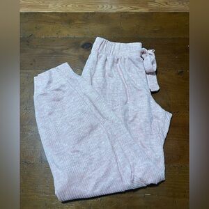 Jockey sleep pants, light pink, women’s size S, good condition, tie waist